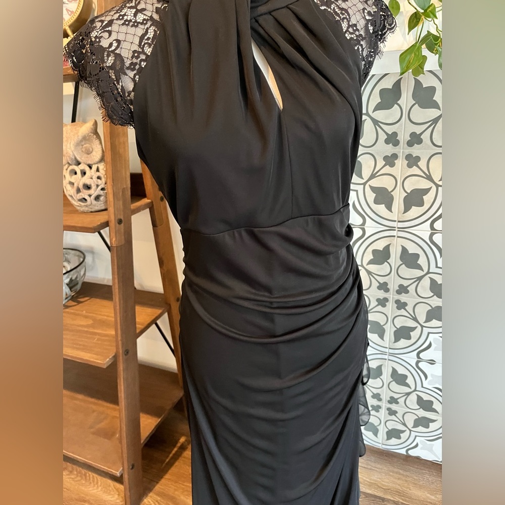 Black formal dress, size 16